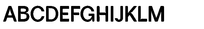 Tharo Bold Semi Condensed Font UPPERCASE