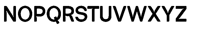 Tharo Bold Semi Condensed Font UPPERCASE