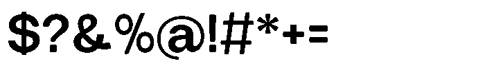 Tharo Bold Semi Expanded Font OTHER CHARS