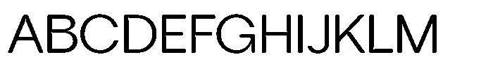 Tharo Expanded Font UPPERCASE