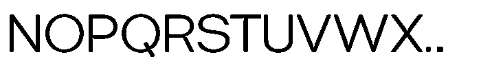 Tharo Expanded Font UPPERCASE