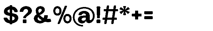 Tharo Extra Bold Expanded Font OTHER CHARS