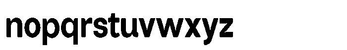 Tharo Extra Bold Extra Condensed Font LOWERCASE