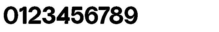 Tharo Extra Bold Semi Expanded Font OTHER CHARS
