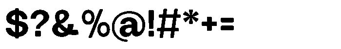 Tharo Extra Bold Semi Expanded Font OTHER CHARS