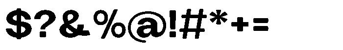 Tharo Extra Bold Ultra Expanded Font OTHER CHARS