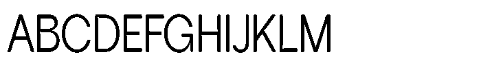 Tharo Extra Condensed Font UPPERCASE