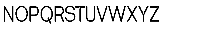 Tharo Extra Condensed Font UPPERCASE