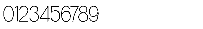 Tharo Extra Light Condensed Font OTHER CHARS