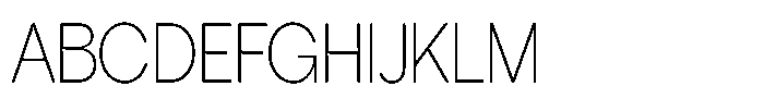 Tharo Extra Light Condensed Font UPPERCASE