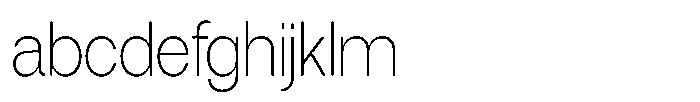 Tharo Extra Light Condensed FONT
