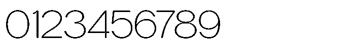 Tharo Extra Light Extra Expanded Font OTHER CHARS