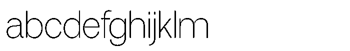 Tharo Extra Light Semi Condensed FONT
