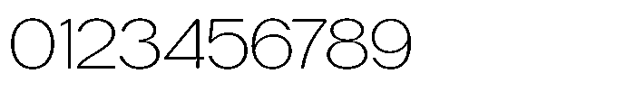 Tharo Extra Light Ultra Expanded Font OTHER CHARS