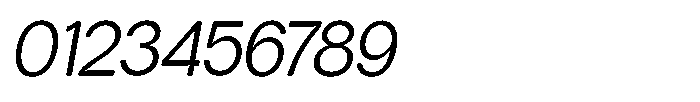 Tharo Italic Font OTHER CHARS