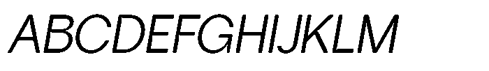 Tharo Italic Font UPPERCASE