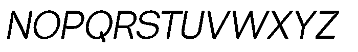 Tharo Italic Font UPPERCASE