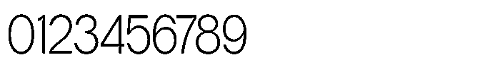Tharo Light Condensed Font OTHER CHARS