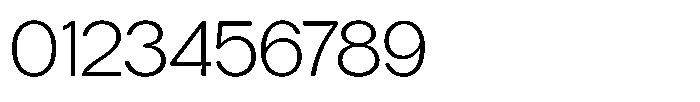 Tharo Light Expanded Font OTHER CHARS