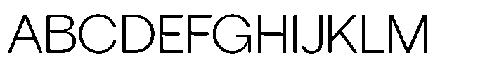 Tharo Light Expanded Font UPPERCASE