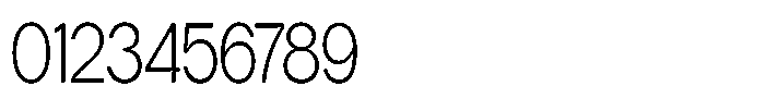 Tharo Light Extra Condensed Font OTHER CHARS