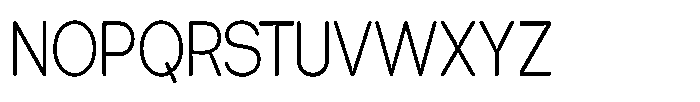 Tharo Light Extra Condensed Font UPPERCASE