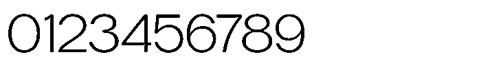 Tharo Light Extra Expanded Font OTHER CHARS