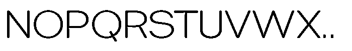 Tharo Light Extra Expanded Font UPPERCASE