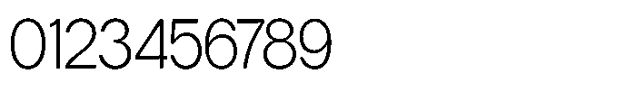Tharo Light Semi Condensed Font OTHER CHARS