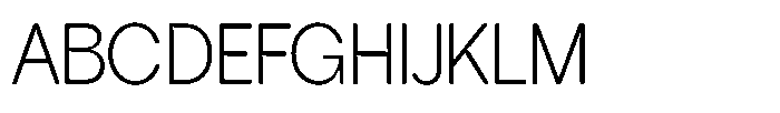 Tharo Light Semi Condensed Font UPPERCASE