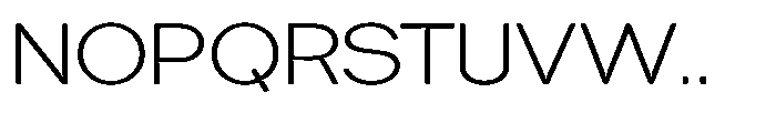 Tharo Light Ultra Expanded Font UPPERCASE