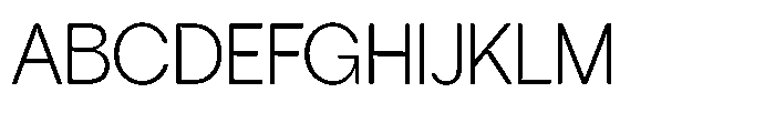 Tharo Light Font UPPERCASE