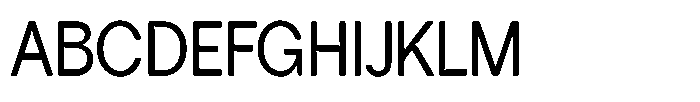 Tharo Medium Condensed Font UPPERCASE