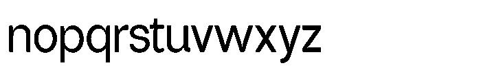 Tharo Medium Condensed Font LOWERCASE