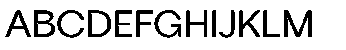 Tharo Medium Expanded Font UPPERCASE