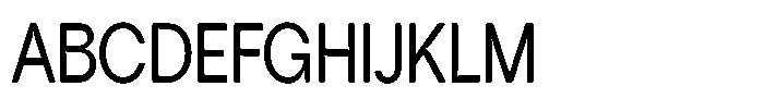 Tharo Medium Extra Condensed Font UPPERCASE