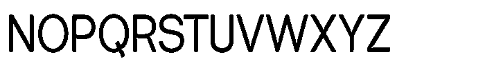 Tharo Medium Extra Condensed Font UPPERCASE
