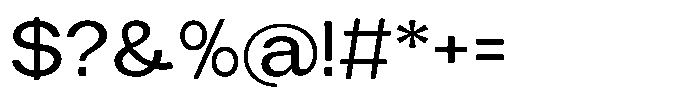 Tharo Medium Extra Expanded Font OTHER CHARS
