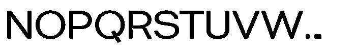 Tharo Medium Extra Expanded Font UPPERCASE