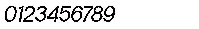 Tharo Medium Italic Font OTHER CHARS