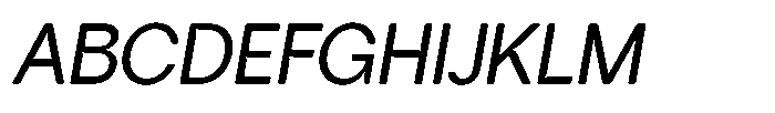 Tharo Medium Italic Font UPPERCASE