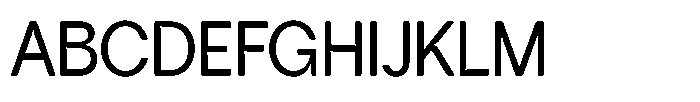 Tharo Medium Semi Condensed Font UPPERCASE
