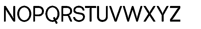 Tharo Medium Semi Condensed Font UPPERCASE