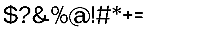 Tharo Medium Semi Expanded Font OTHER CHARS