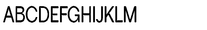 Tharo Medium Ultra Condensed Font UPPERCASE