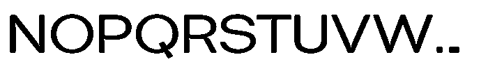 Tharo Medium Ultra Expanded Font UPPERCASE