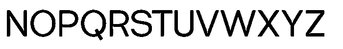 Tharo Medium Font UPPERCASE