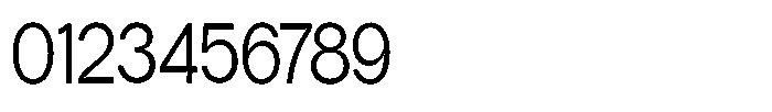 Tharo Regular Condensed Font OTHER CHARS