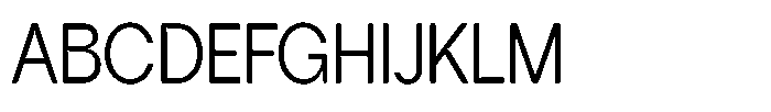 Tharo Regular Condensed Font UPPERCASE