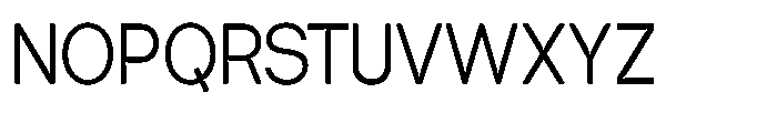 Tharo Regular Condensed Font UPPERCASE